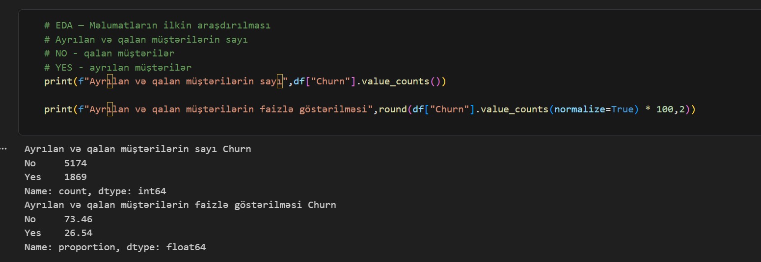 Telco customer churn Python notebook preview